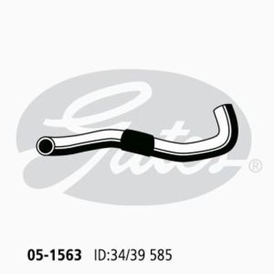 Radiator Hose Lower Gates 05-1563 for NISSAN/ DATSUN NAVARA TERRANO D21 DIESEL