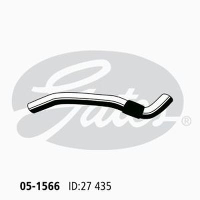 Radiator Hose Lower Gates 05-1566 for Toyota Corolla EE80 1.3L 1985-1988
