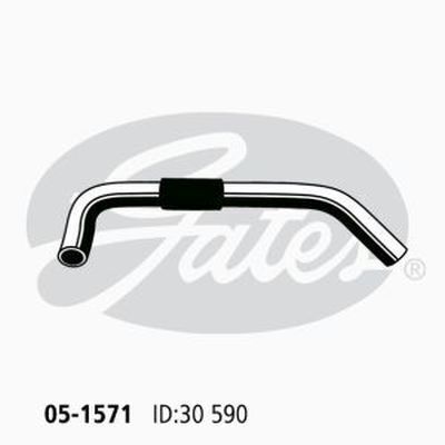 Radiator Hose Upper Gates 05-1571 for Toyota Corolla 1.6L 1991-1994 Petrol