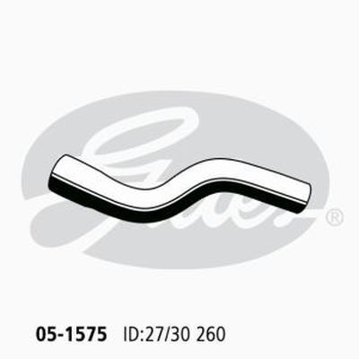 Radiator Hose Upper Gates 05-1575 for Toyota Corolla EE90 1.3L 1987-92