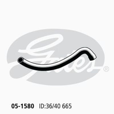 Radiator Hose Lower Gates 05-1580 For Lexus LX Toyota Landcruiser