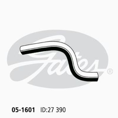 Radiator Hose Upper Gates 05-1601 for Ford Laser KN Hatchback 1.6 Petrol ZM