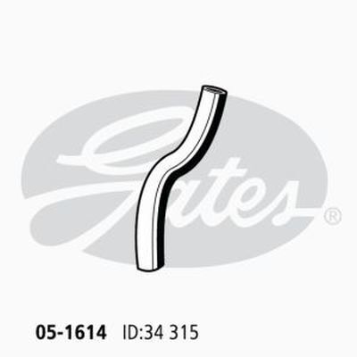 Radiator Hose Upper Gates 05-1614 for MITSUBISHI V3000 1988-1991