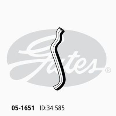 Radiator Hose Lower Gates 05-1651 for MITSUBISHI DIAMANTE 2.5L 1990-2002