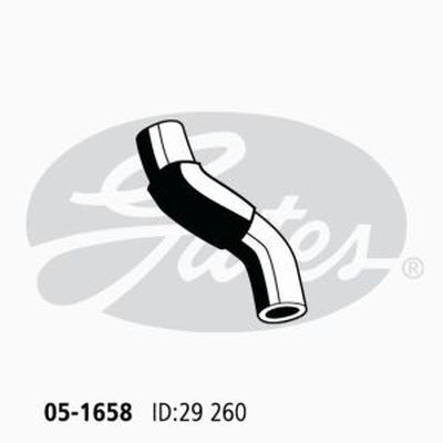 Radiator Hose Upper Gates 05-1658 for Toyota Corolla CE100 CE106 2L 1991-98 Diesel