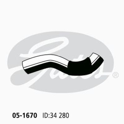 Radiator Hose Upper Gates 05-1670 for NISSAN/ DATSUN BLUEBIRD U12 2L 1988-1992