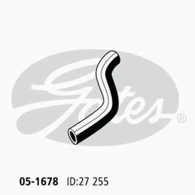 Radiator Hose Lower Gates 05-1678 for NISSAN/DATSUN SENTRA N13 1.3L 1986-1989