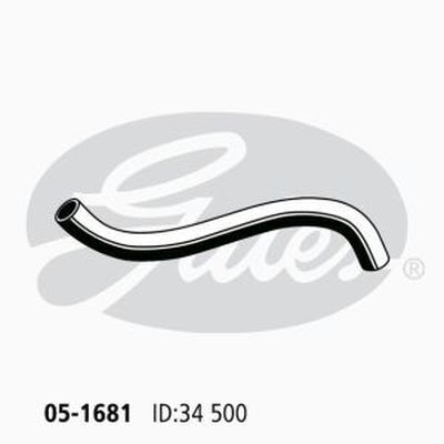 Radiator Hose Lower Gates 05-1681 for NISSAN/DATSUN PULSAR N14 1.5L 1990-1994
