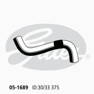 Radiator Hose Lower Gates 05-1689 for Toyota Corona 2L 1988-1992 Diesel