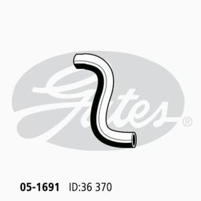 Radiator Hose Lower Gates 05-1691 for Toyota 4 Runner Hilux 3L 1993-1996 Diesel