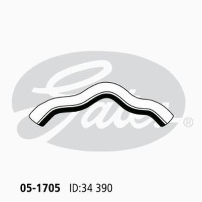 Radiator Hose Upper Gates 05-1705 for MERCEDES-BENZ C-CLASS CLK PETROL