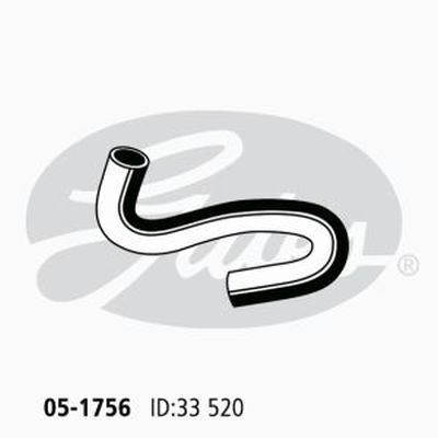 Radiator Hose Upper -(from VIN Y5138251 ) Gates 05-1756 for Holden Astra TS Sedan 1.8 Petrol Z18XE