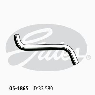 Radiator Hose Lower Man Gates 05-1865 for Hyundai Elantra XD Hatchback 1.8 Petrol G4GB,G4BB