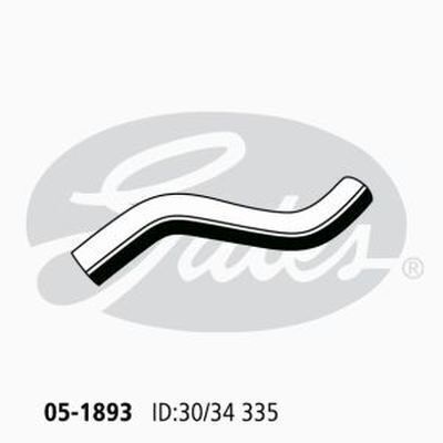 Lower Radiator Hose Gates 05-1893 For HOLDEN CALAIS COMMODORE CREWMAN ONE TONNER 3.6L