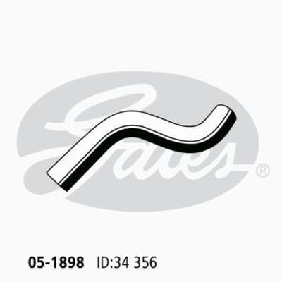 Radiator Hose Upper Gates 05-1898 for Mitsubishi Magna TJ Wagon 3.5 Petrol 6G74