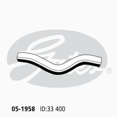 Radiator Hose Upper Gates 05-1958 for Toyota Aurion GSV40 Sedan TRD 3.5 Petrol 2GR-FE