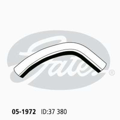 Radiator Hose Upper Gates 05-1972 For HOLDEN