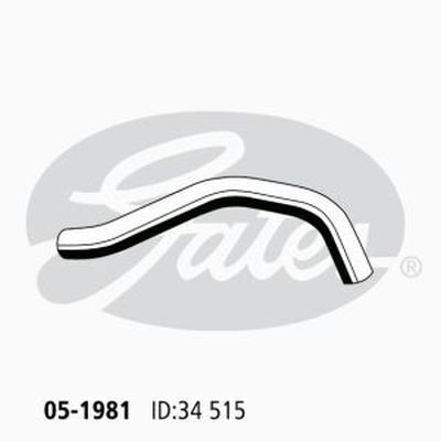Radiator Hose Lower Gates 05-1981 for Toyota FJ Cruiser Landcruiser Prado 4L Petrol