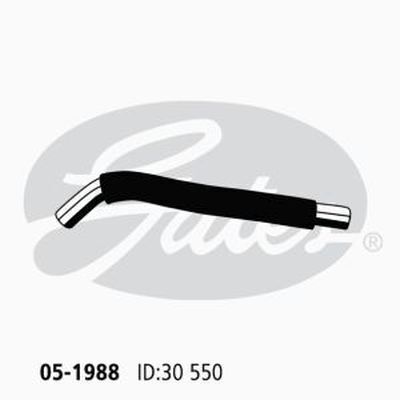 Radiator Hose Lower #1 Gates 05-1988 for Mazda 6 GG SedandI 2.0 Diesel RF7J