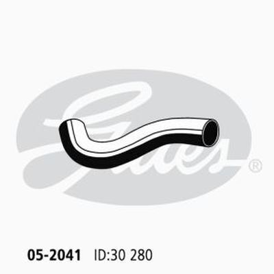 Radiator Hose Upper (From RAD) Gates 05-2041 for Toyota Yaris NCP130 Hatchback 1.3 Petrol 2NZ-FE