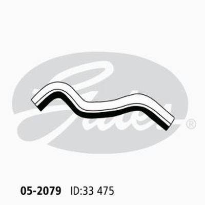Radiator Hose Upper -08/06 on Gates 05-2079 for Nissan Patrol Y61, GR_, GU Station WagondTi 3.0 Diesel-Ti ZD30DDTi