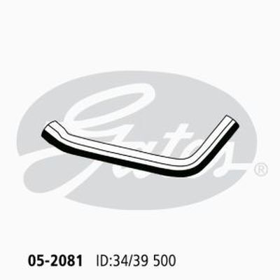 Radiator Hose Upper Gates 05-2081 for NISSAN PATROL Y60 GQ 3L 1990-1997 PETROL