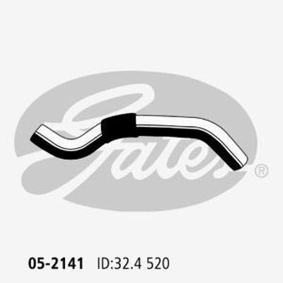 Radiator Hose Lower Gates 05-2141 for KIA RIO JB 1.6L 2005-2012 PETROL