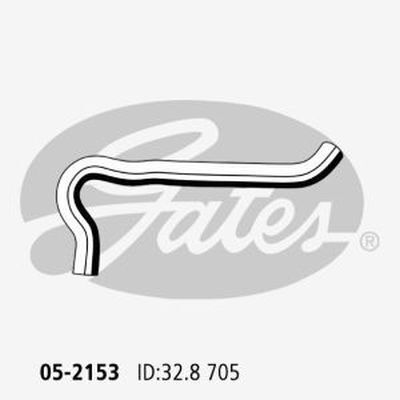 Radiator Hose Upper Gates 05-2153 for Hyundai i30 FD Hatchback 2.0 Petrol G4GC,G4GC-G