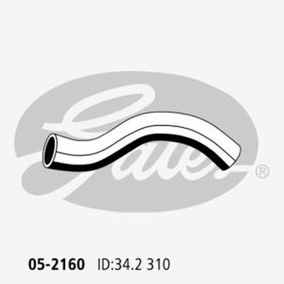 Radiator Hose Lower Gates 05-2160 for HYUNDAI iLOAD iMAX 2.4L 2008-2016 PETROL