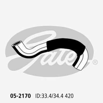 Radiator Hose Upper Gates 05-2170 for Holden Astra AH Hatchback CDTI 1.9 Diesel Z19DTH