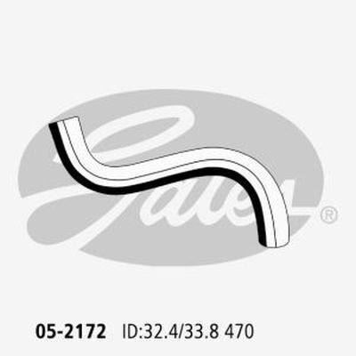 Radiator Hose Upper Gates 05-2172 for Holden Calais VF SedanV8 6.0 Petrol L77
