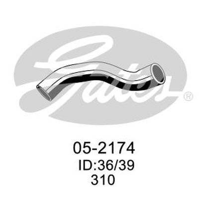 Radiator Hose Upper Gates 05-2174 for Ford Falcon FG Sedan LPG 4.0 Petrol Barra 156