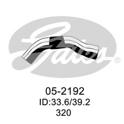 Radiator Hose Upper Gates 05-2192 for Nissan Patrol Y61, GR_, GU Station Wagon D 4.2 Diesel TD42T