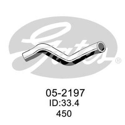 Radiator Hose Upper Gates 05-2197 for Nissan Navara D40 Ute dCi 2.5 Diesel YD25DDTi