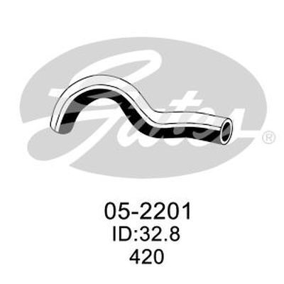 Radiator Hose Lower Gates 05-2201 For NISSAN X-TRAIL RENAULT KOLEOS 2.5L PETROL