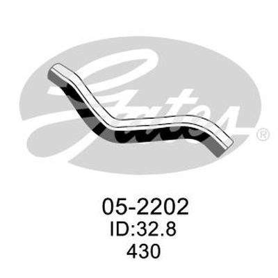 Radiator Hose Upper Gates 05-2202 for Nissan X-Trail T31 SUV dCi 4x4 2.0 Diesel M9R