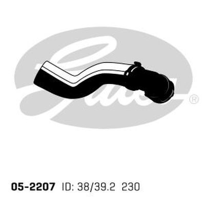 Radiator Hose Lower Gates 05-2207 for HOLDEN CRUZE 1.8L 2009-2016 PETROL
