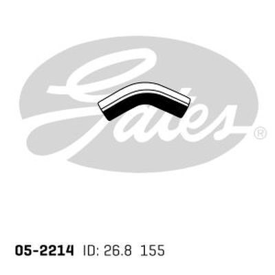 Radiator Hose Lower Gates 05-2214 Eng To Pipe For Jimny SN SUV (SN413) 1.3 Petrol M13A