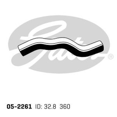 Radiator Hose Upper Gates 05-2261 for Toyota Avensis Verso ACN21 MPV 2.4 Petrol 2AZ-FE