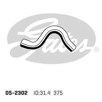 Radiator Hose Upper Gates 05-2302 for Volvo S60 384 Sedan T AWD 2.4 Petrol B 5244 T3