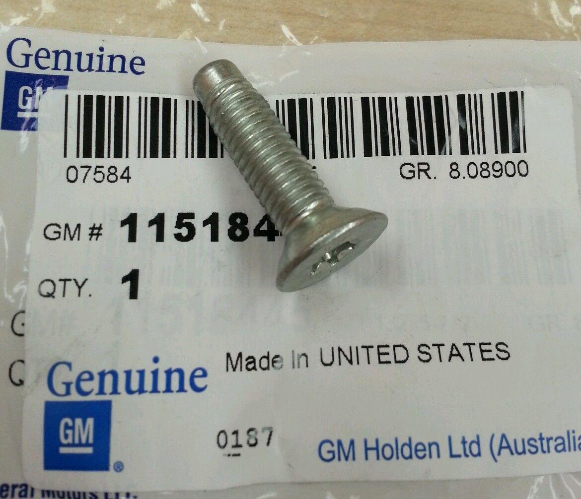DOOR LOCK STRIKER SCREWS suits Holden COMMODORE VR VS VU VX VT VY VZ GENUINE NEW
