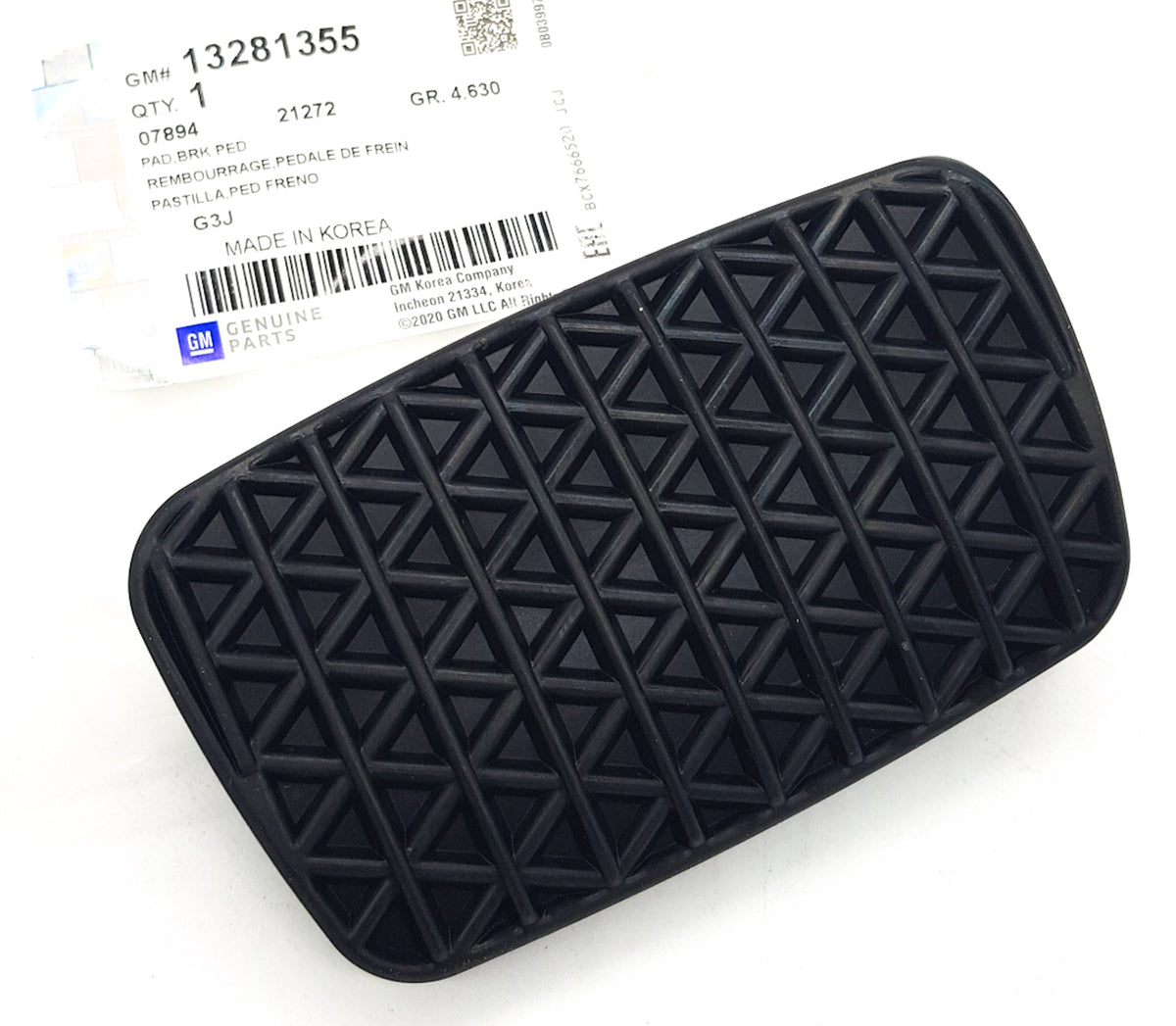 Brake Pedal Auto Rubber For Holden Commodore VE VF Genuine GM 13281355