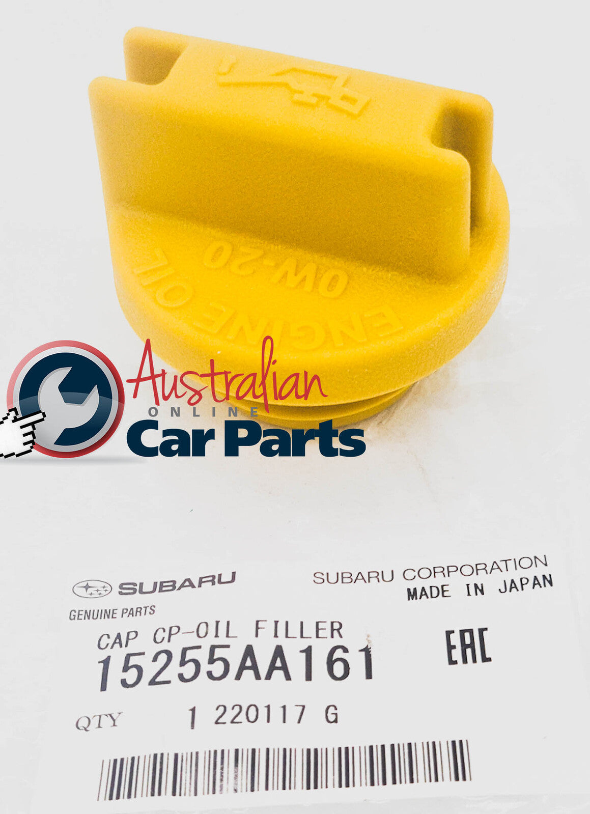 Oil Filler Cap genuine 15255AA161 for Subaru Liberty Outback BM BR Forester Impreza