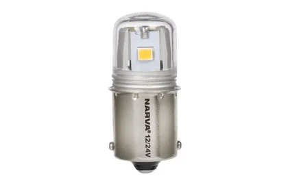 12/24V Ba15S R5W Led Globes(2) Narva 18260BL
