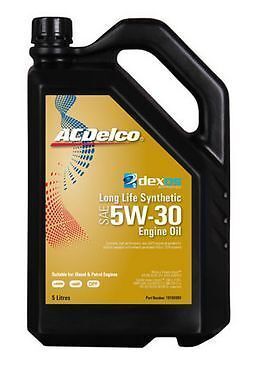 Engine OIL 5L ACDelco DEXOS2 5W/30 For Toyota Mitsubishi Ford Mazda Hyundai Nissan 19104984