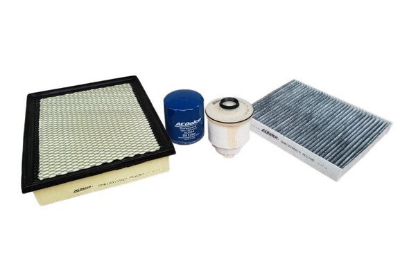 Service Filter Kit Oil Air Fuel Cabin ACK3 AcDelco For Toyota Hilux GUN126 Ute 2.8 D 4WD 2.8LTD - 1GD-FTV
