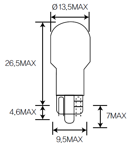 Bulb, indicator,Bulb, taillight,Bulb, stop light,Bulb, reverse light,Bulb, tail light Acdelco ACT15