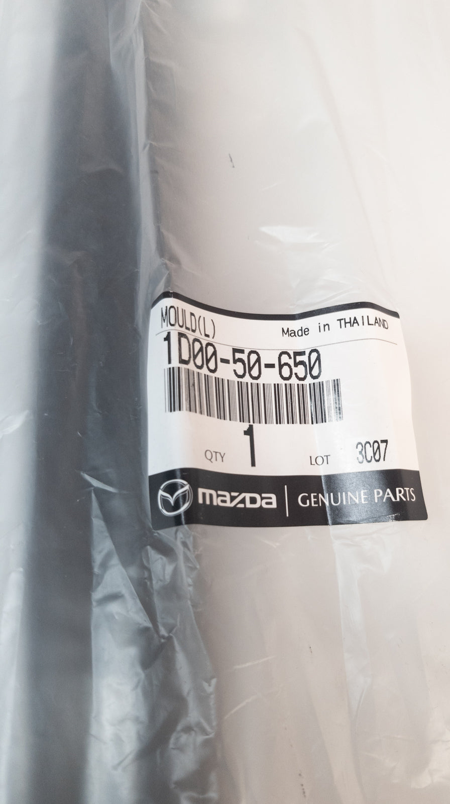 Mould - LHF Door Belt outer waist 1D00-50-650 for Mazda BT50