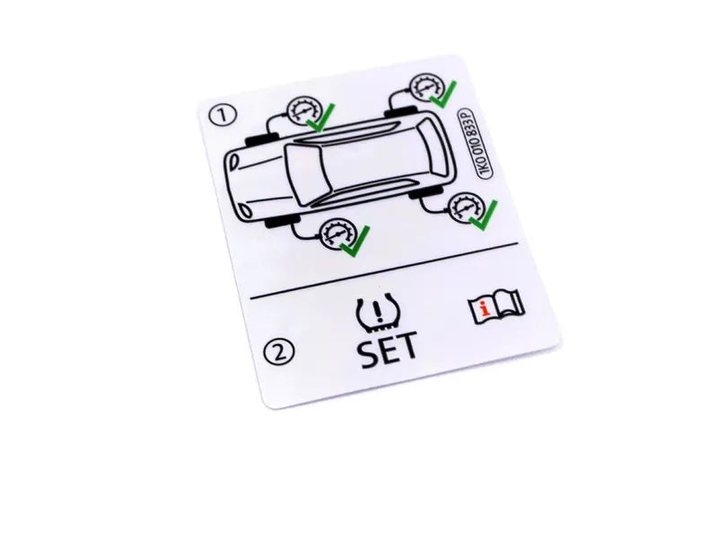 Sticker 1K0010833P for Volkswagen