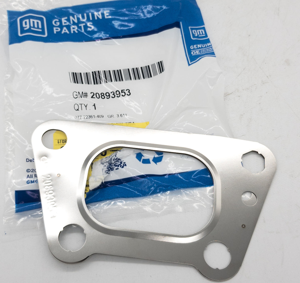 Gasket - Exhaust Manifold Rear Pipe 20893953 for GM Holden 3.6 3.0 V6